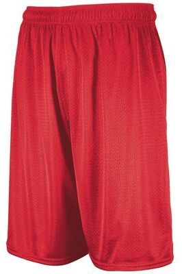Russell Athletic RA659AFM Dri-Power Mesh Shorts in True Red size 4XL   Polyester 659AFM
