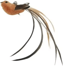 Inspire Curations FeatherBounce Interactive Cat Feather Toy With Suction Cup & Bell replace Head