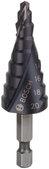 Fraise étagée HSS-AlTiN 4 - 20 mm, 70,5 mm ; Bosch (2608588070)