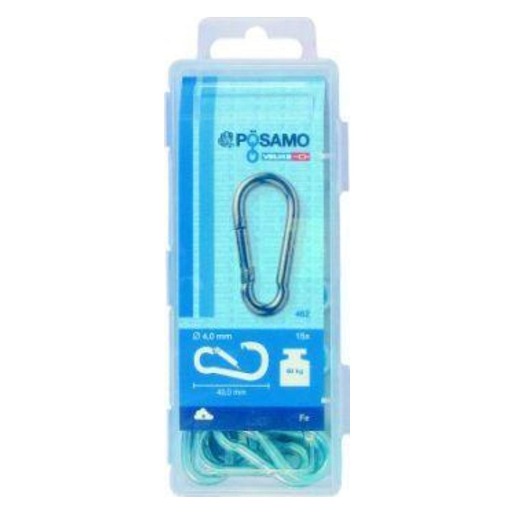 Magni Karabinerh. galv. 40x4 EIN 15stck. Box (4011645018387)