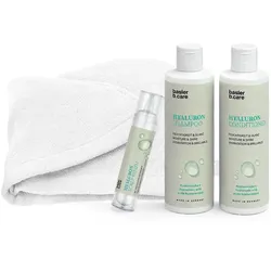 basler Hyaluron Hair & Scalp Set (Shampoo 200ml + Conditioner 200ml + Scalp Serum 30ml + Haarturban)