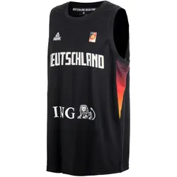 PEAK DBB Deutschland Basketballtrikot 2025 25062 - schwarz XXL