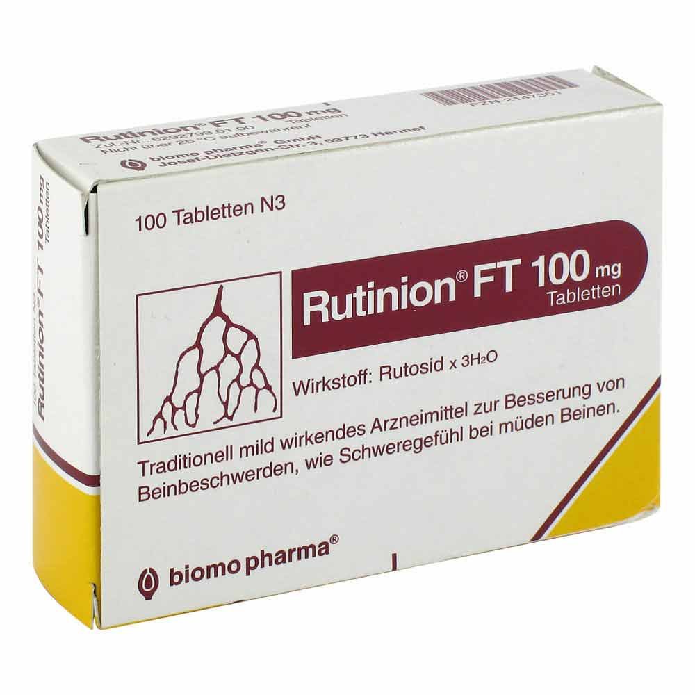 biomo pharma GmbH Rutinion FT 100mg 02147351