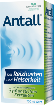 WEBER & WEBER GmbH ANTALL bei Reizhusten und Heiserkeit Saft 100 ml 15635684