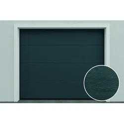DoorHan Garagen-Sektionaltor Konfigurator DIY, W-Line, Woodgrain, RAL 7016 - Anthrazitgrau