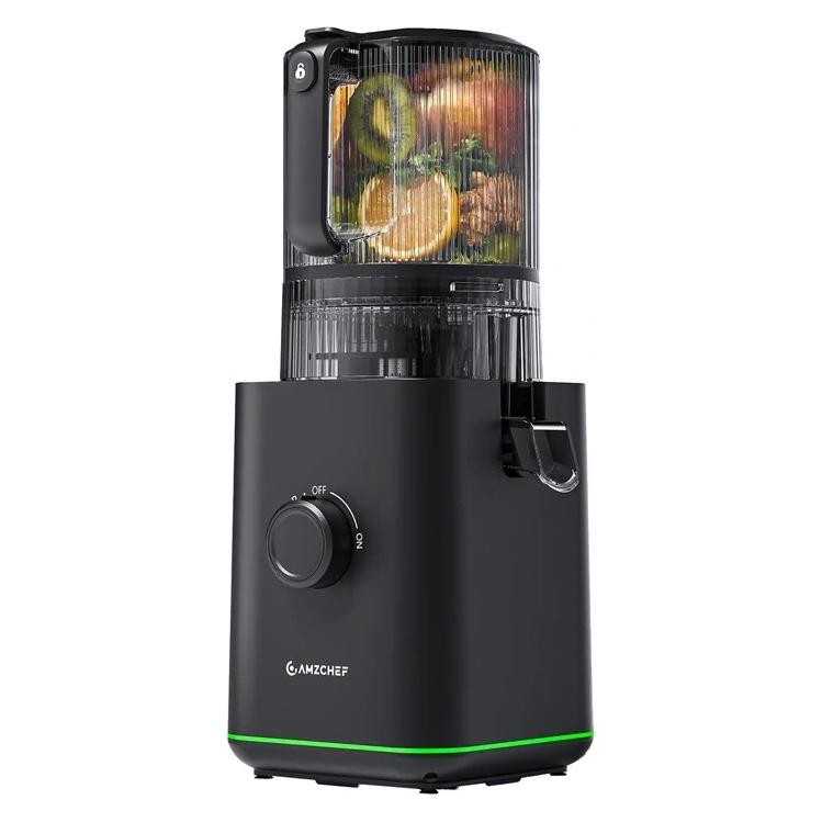 Amzchef CE-ZM1919 Slow Juicer (schwarz) (CE-ZM1919-BK)