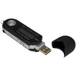 Art MP3 Player/Dictaphone for active (8 GB), MP3 Player + Portable Audiogeräte, Schwarz