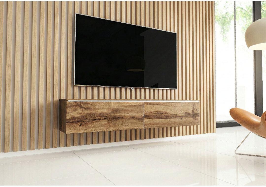 Wade Logan Kiger TV Stand for TVs up to 75" Wotan Oak 75"