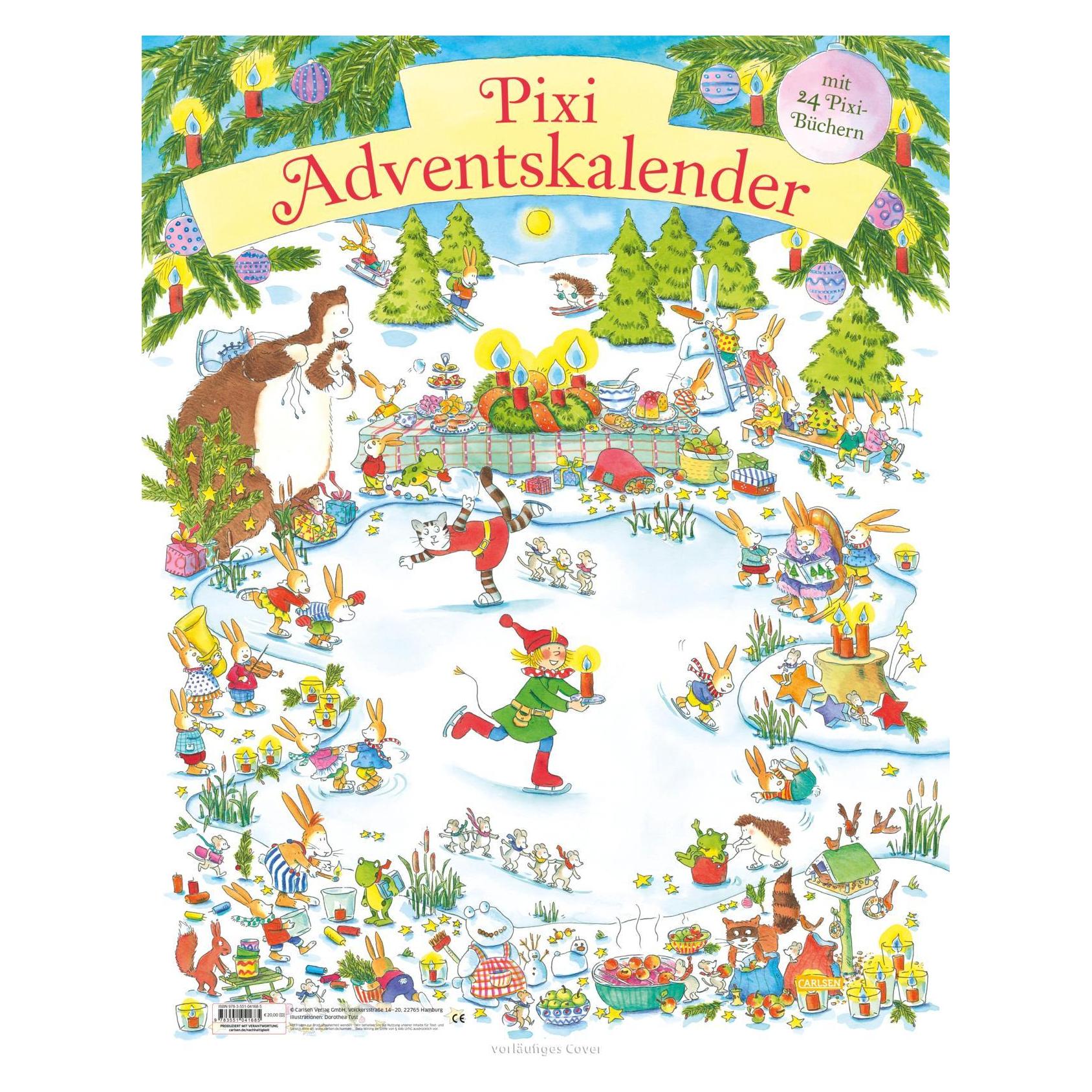 Carlsen Pixi Adventskalender 2026 (24 Türchen) (104168)