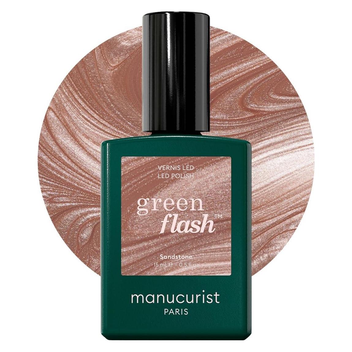 NoName MANUCURIST Green lakier do paznokci Sandstone 15ml (Brown Pearl, Sandstone) (72630320)