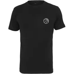 Mister Tee, Herren, Sportshirt, Colored Basketball Player Tee (XXL), Schwarz