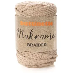 buttinette Makramee-Garn "Braided", geflochten, Stärke: 4 mm, Länge: 65 m