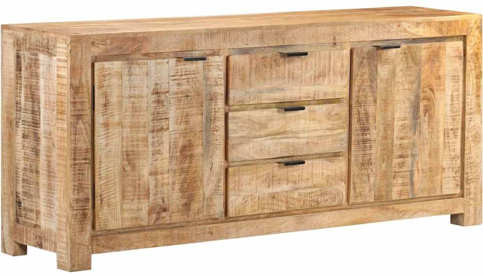 vidaXL Buffet 175x40x75 cm Bois de manguier brut