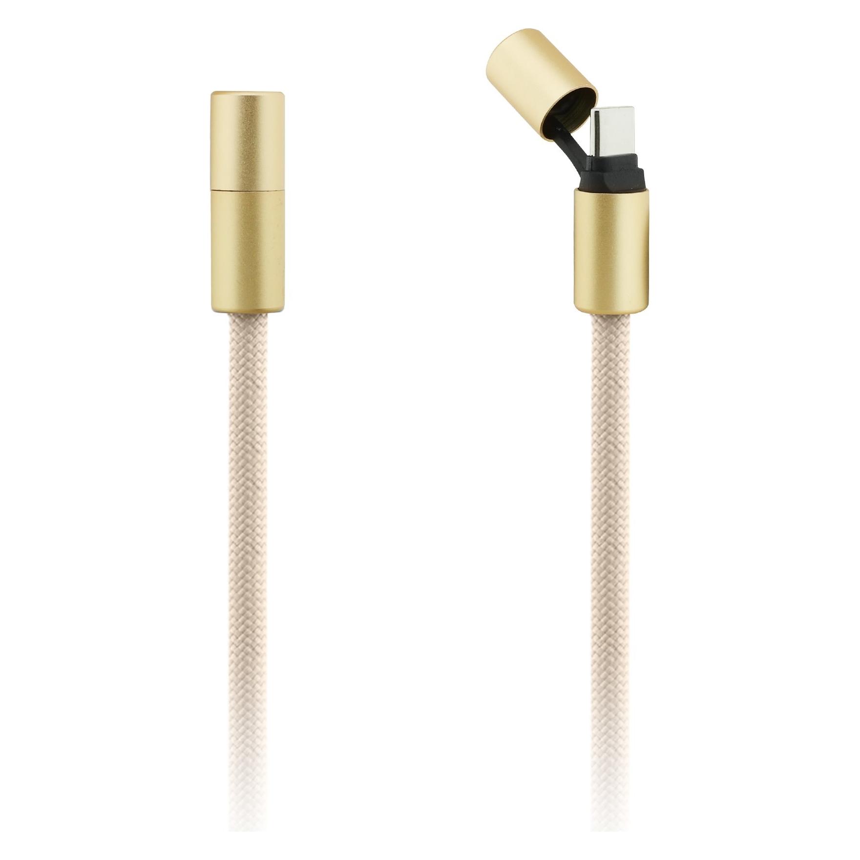 Guess 4G Smartphone Lanière mit integriertem USB-C Schnelllade-Kabel und Charm (1.50 m, 150 W) (GUCCUCNY4GDE)