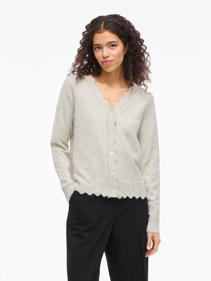 Vila Cardigan "Nikolina" in Hellgrau - XL