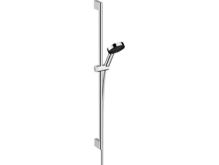 hansgrohe Set de douche économie d'eau Pulsify Select S\, ensemble de douche\, pommeau de douche (EcoSmart) avec 3 jets (Relaxation)\, barre de douche 90 cm\, flexible de douche 1\,60 m\, chromé\, 24171000