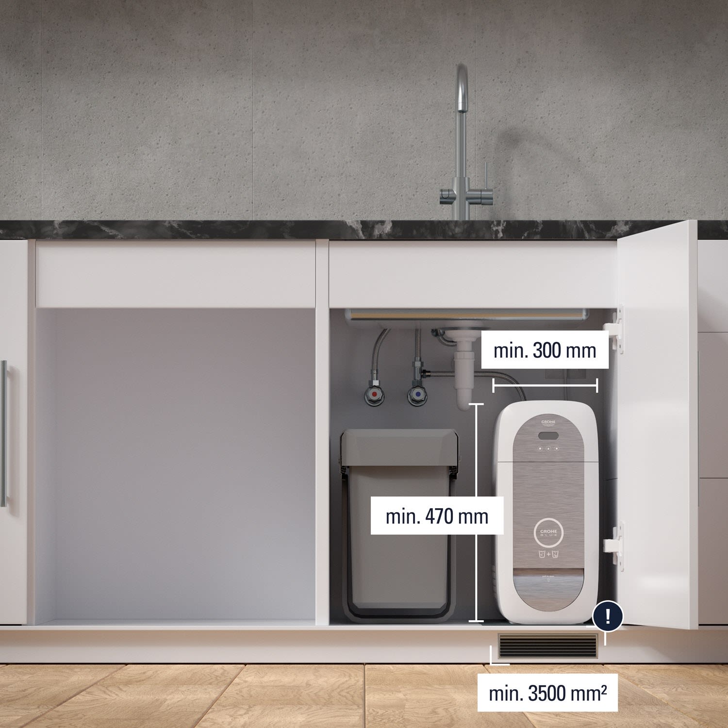 Grohe Blue Home L-Auslauf Starter Kit