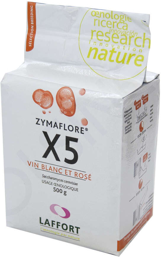 Laffort Lievito per vini bianchi e rosati Zymaflore X5 (500 g)