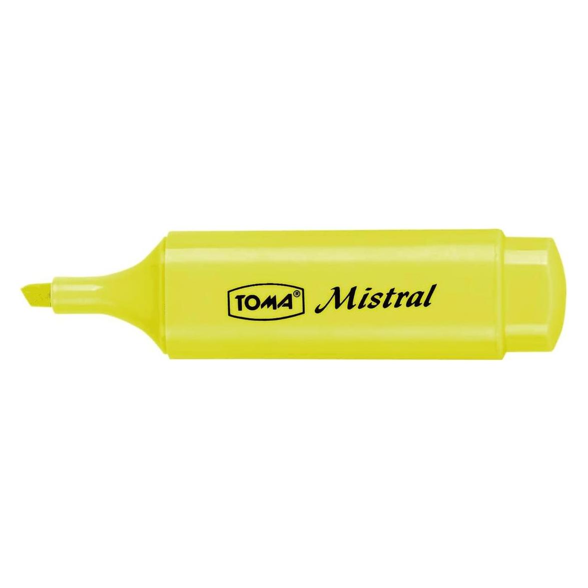 TOM Mistral Pastellgelber Textmarker (10 Stück) (10x) (354000)