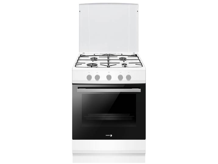 Cuisinière 4 foyers gaz blanc FACG2002B