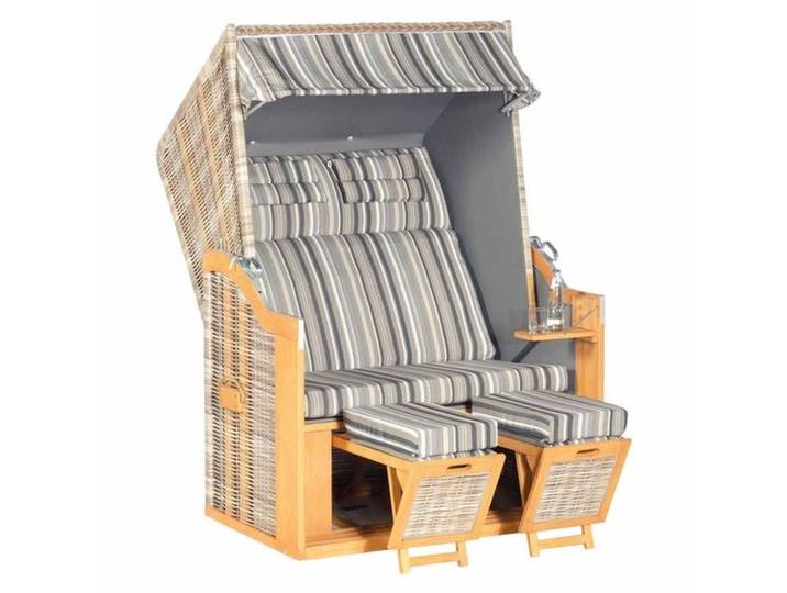 Sunny Smart Rustikal 34 Z Strandkorb Pinie/Geflecht