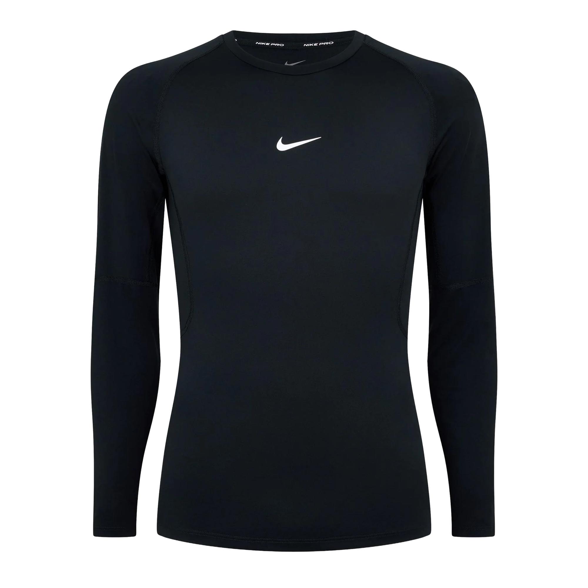 Nike - "Pro Core" T-Shirt für Herren, Langärmlig (Schwarz)