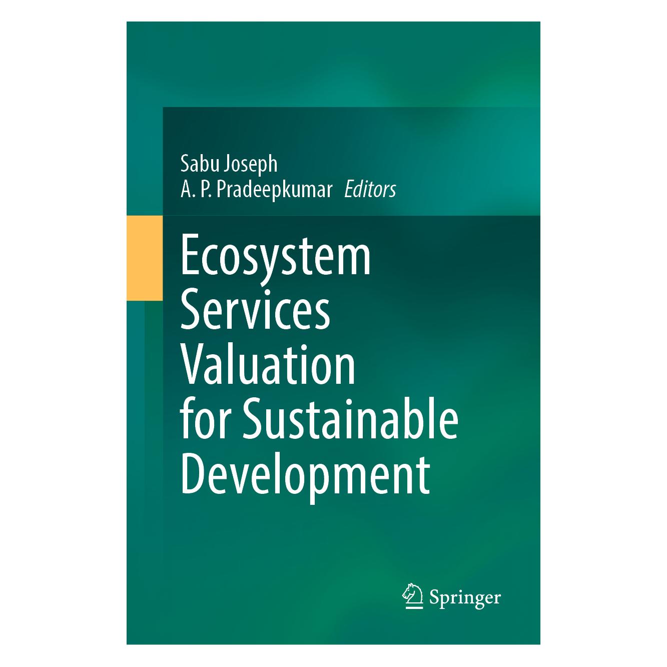 Springer Ecosystem Services Valuation for Sustainable Development (Englisch, Hardcover, A.P. Pradeepkumar, Sabu Joseph) (61645490)