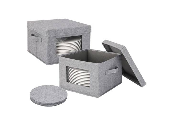 Relaxdays Bordenopbergbox set van 2