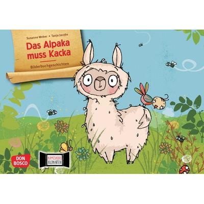 Das Alpaka muss Kacka. Kamishibai Bildkartenset