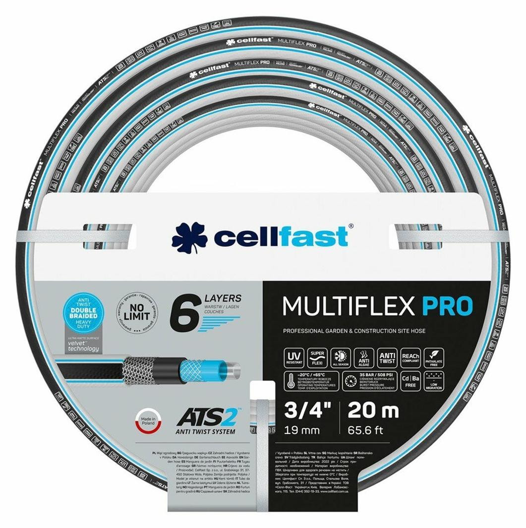 Cellfast Multiflex Pro ATS2 Tuinslang, 1 inch, 20 meter