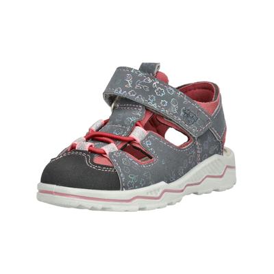 Lauflernschuh PEPINO "Pepino Halbschuhe Lederimitat/Textil", Baby, Gr. 25, rosa (grau, rosa), Lederimitat, Textil, Schuhe Lauflernschuh