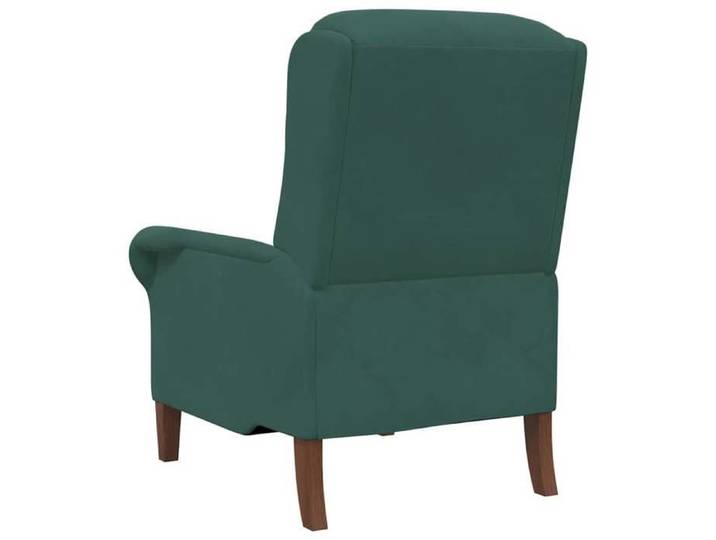 Vert Fauteuil 1 personne Vert foncé 76x94x102 cm - Fauteuil Simple - Tissu respirant - Velours 93789163