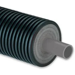 Fernwärmeleitung Einzelrohr für Trinkwasser (Ausführung: 25x2.3 - Ø90 mm)