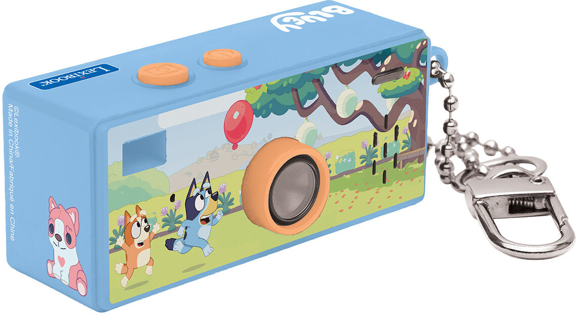 Lexibook Bluey Keychain Miniature Digital Camera with Built-in Flash Memory