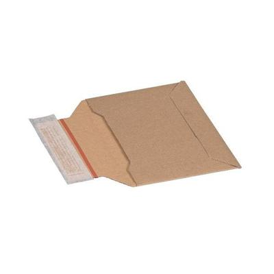 smartboxpro 100 Versandtaschen aus Wellpappe, 180 x 122 x 50 mm, Kompaktbrief braun