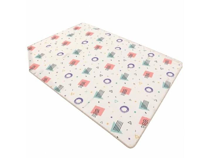 Beheizbare Spielmatte für Wohnzimmer, Kinderzimmer Weiche Oberfläche, Rutschfeste Unterseite, Wasserdicht, Leicht zu Reinigen(Style K,100x120cm)
