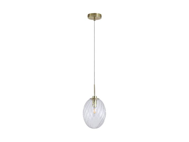 Moderne Pendellampe Whirl Gold, Champagne Searchlight