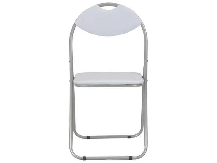 Bon plan  Chaises pliantes à manger - lot de 6 - JILI HOT - blanc similicuir - 44x43x80 5cm - Pour salon/bureau Thome6748779