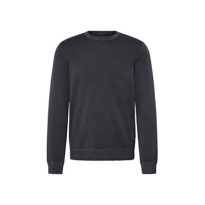 Strickfleece-Pullover BLEND "Strickpullover BHAddo", Herren, Gr. XL, schwarz (salute), Obermaterial: 100% Baumwolle CO., Pullover