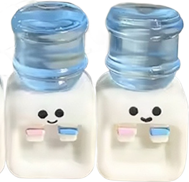 Friendly Fresh Finds Squishy Water Dispenser Stress Relief Squeeze Toy For Adults & Children 2pc