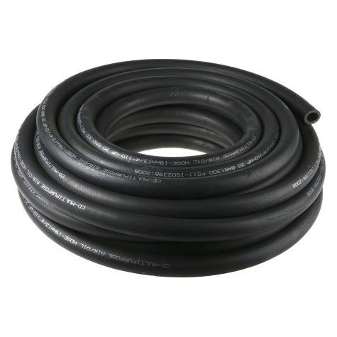 RS PRO Compressed air hose, Black, 19mm ID (9145537)