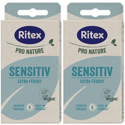 Ritex PRO Nature Sensitiv vegan Kondome 2x 2x8 St