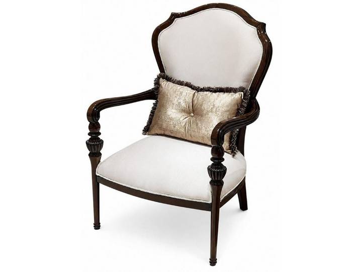 Xlmoebel Sessel Sessel Weiß Braun Modern Komfortabel Wohnzimmer Hochwertig (1-St)