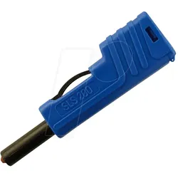 SLS 200 BL - Sicherheitslaborstecker, 4 mm, blau