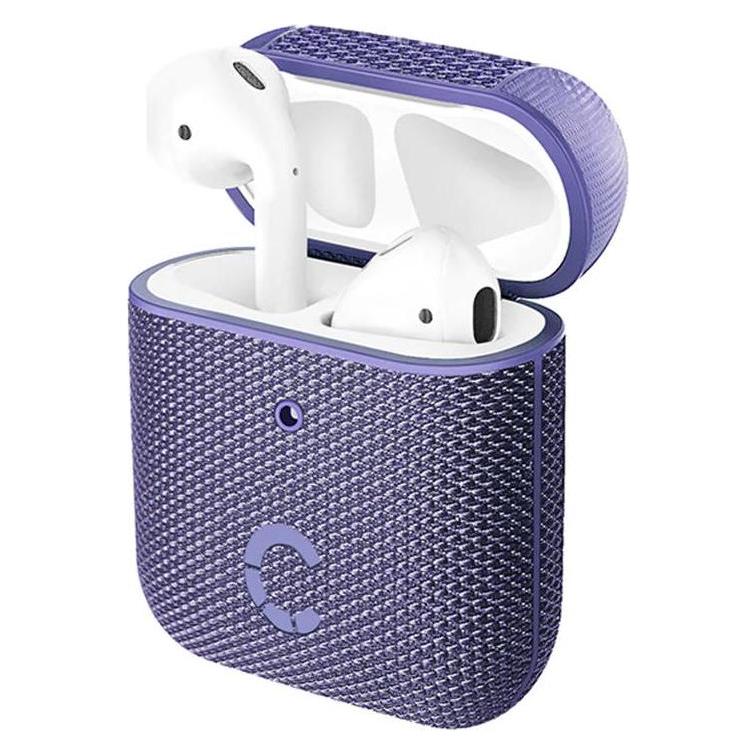 Cygnett TekView Slim Case for AirPods 1 & 2 - Lilac/Purple (Kopfhörer Hülle) (CY2956TEKVI)