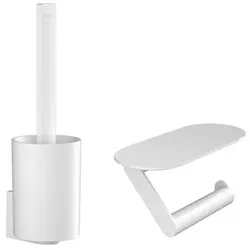Hansgrohe Zubehörset WallStoris Matt Weiß Kunststoff 27969700
