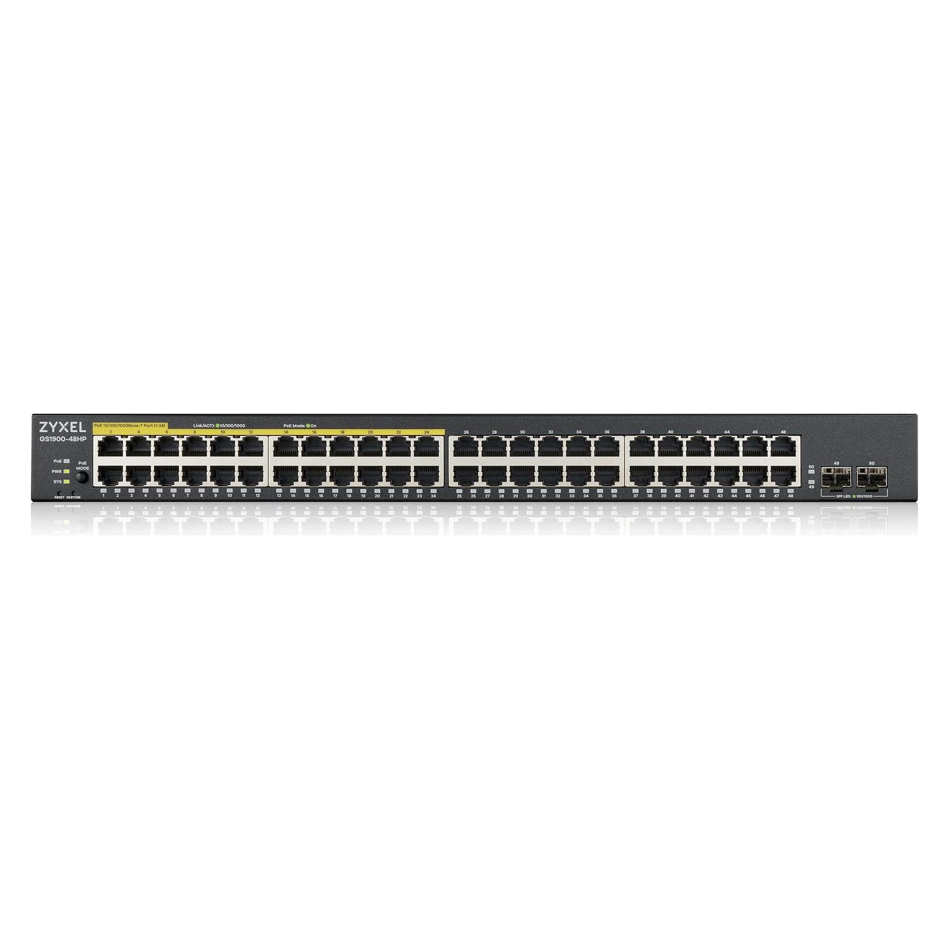 Zyxel GS1900-48HPv2 (48 Ports) (GS190048HPV2-EU0101F)