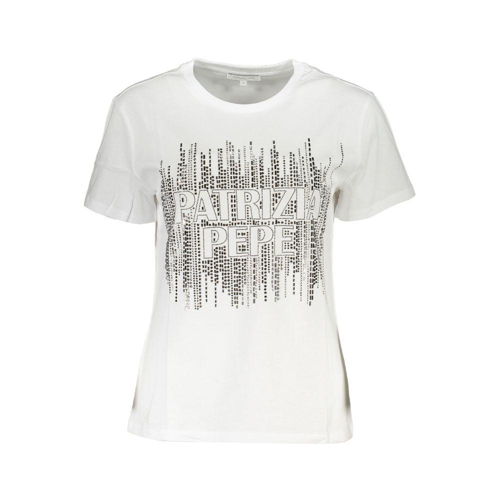 Verziertes Logo-T-Shirt mit kurzen Ärmeln