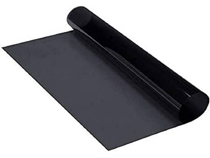 Foliatec Zonnezeil, zwart, Night Reflex Superdark UV/Heat Protection film, 76 x 300 cm