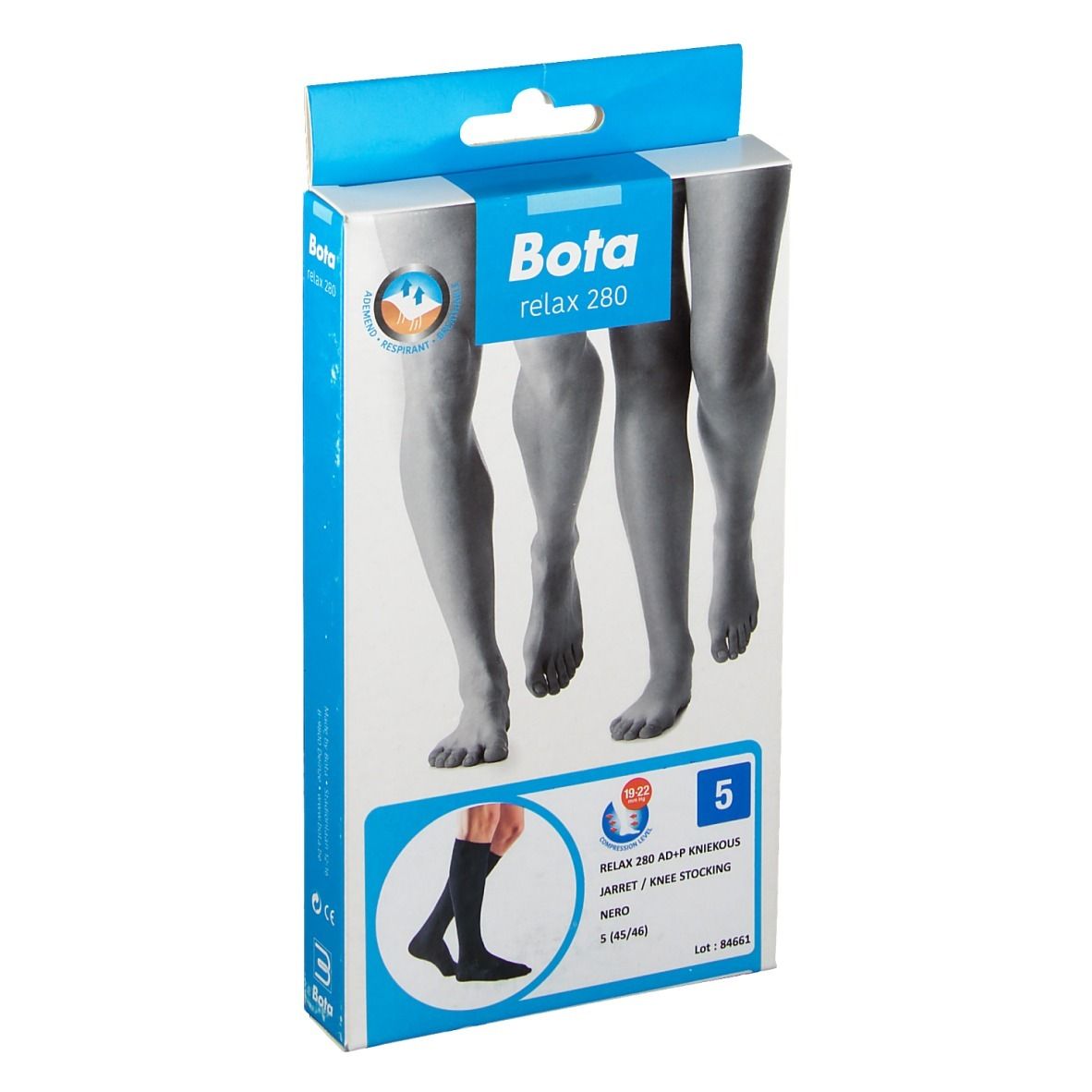 Bota Relax 280 Korte Kous Zwrt N5 1 St Strümpfe